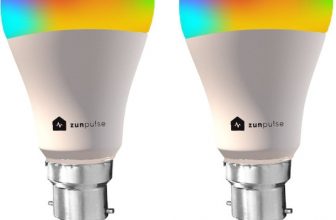 Zunpulse Wifi Enabled 10W 16 Million Colours B22 Round Led (Pack Of 2) Smart Bulb