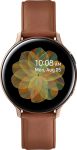 Samsung Galaxy Watch Active 2 Steel Smartwatch(Brown Strap, Regular)
