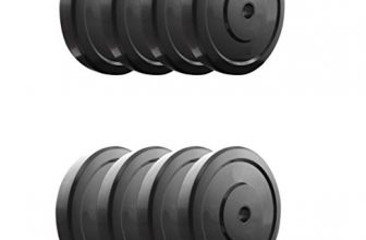 Aurion 25 Kg Vinyl Plates For Dumbbells. Best For Home Gym,Fitness