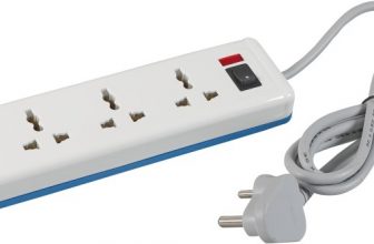 Havells Spikestar 4+1 Spikegaurd ( 2 Mtr) 4  Socket Extension Boards(White)