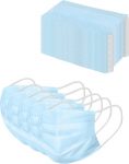 Peter England Protection Pedispmsk52101 Reusable Surgical Mask With Melt Blown Fabric Layer(Blue, Free Size, Pack Of 40, 3 Ply)