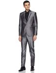Raymond Men’S Rayon Notch Lapel Suit (Ridx00498-G7_Dark Grey_104)
