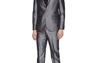 Raymond Men’S Rayon Notch Lapel Suit (Ridx00498-G7_Dark Grey_104)