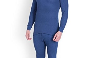 Lux Cottswool Men’S Cotton Thermal Set (Cott_Blue_Fs_Rn_Tro_Set_90)