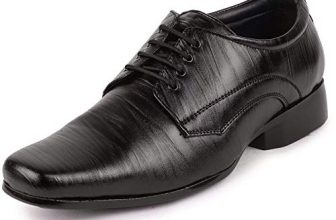 Bata Men 821-6625 Black Lace Up(40)