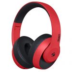 (Renewed) Zebronics Zeb-Duke1 Bluetooth 5.0 Headphone With Aux Port, Call Function, Voice Assistant Support, 34Hr* Battery Backup, Dual Pairing, Media/Volume Control And Adjustable Design (Black With Red)