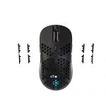 (Renewed) Cosmic Byte Kilonova 3335Ic Wireless + Wired Dual Mode Rgb Gaming Mouse With Pixart 3335 Sensor, Ultra Lightweight 89Grams,Rechargeable 400Mah Battery, Replaceable Top Cover And Side Buttons (Black)
