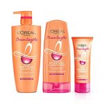 Loreal Paris Dream Lengths Long Hair Dreams Kit (With Paraben Free Restoring Shampoo 704Ml + Detangling Conditioner 192.5Ml + No Haircut Cream Leave In Conditioner 50Ml)