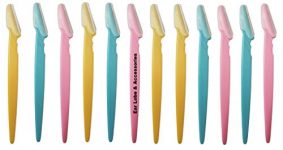 Ear Lobe & Accessories Eye Brow Razor (Pack Of 12)
