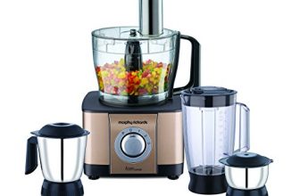 (Renewed) Morphy Richards Icon Superb 1000-Watt Food Processor (Glazing Copper And Black), Standard