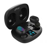 (Renewed) Ptron Bassbuds Pro In-Ear True Wireless Bluetooth Headphones (Tws) With Mic – (Black)