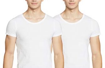 Puma Men’S Bsc Crew Vest-Pk Of 2 Regular Printed Underwear (93213801 White_L)