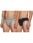 Levi’S Men’S Premium Cotton Stretch 200 Sf Solid Comfort Brief (Pack Of 2)