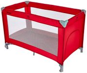 Amazon Brand – Solimo Baby Crib/Cot, Red
