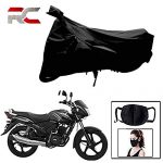 Riderscart All Season (Weather) Waterproof Bike Cover For Tvs Star City Indoor Outdoor Protection Combo With Storage Bag And Face Mask