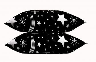 Gyaar Cotton Solid Sleeping Pillow Pack Of 2(Black)