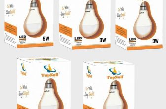 Topsoil 9 W Standard B22 Led Bulb(White, Pack Of 5)