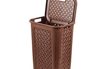 Cello Classic Plastic Laundry Bag/Basket, 30 Litres, Brown