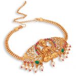 Sukkhi Exotic Gold Plated Pearl Bajuband For Women, Pink & Green, Free Size (Skr61667_Mar21)