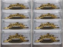 Torodineart Pvc Fridge Mats Waterproof,Stain Resistant, Washable Placements Perfect For Kitchen,Fridge Drawer,Restraurant, Decoration,Table Mat (Gold & White, Pack Of 3 Pieces)