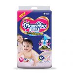Mamypoko Pants Extra Absorb Diaper – Medium Size, Pack Of  96 Diapers (M-96)
