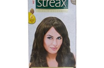 Streax Cream Hair Colour For Women & Men | Golden Brown | Enriched With Walnut & Argan Oil | Instant Shine & Smoothness | Long Lasting Hair Colour | Soft & Silky Touch, 120 Ml