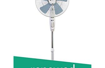 (Renewed) Orient Electric Windpro Stand-70 400Mm Pedestal Fan (White/Blue Tint), Standard