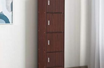 Hometown Albert Engineered Wood Multipurpose Cabinet In Cherry Brown & Walnut Colour