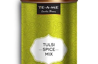 Te-A-Me Tulsi Spice Mix Infusion Tea Tin, 50 Gms | Superior Blend Containing Tulsi, Cardamom, Ginger Spice, Cinnamon Spice, Blackpepper Spice, Clove Spice
