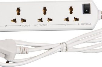 Havells 6A Four-Way Extension Board 4  Socket Extension Boards(White)