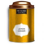 Te-A-Me Lemon Ginger Infusion Tea Tin 50 Gms | Superior Blend Containing Lemon Peel, Ginger Spice, Lemongrass, Clove Spice, Blackpepper Spice, Hibiscus