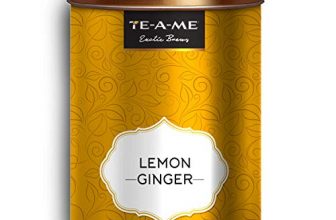 Te-A-Me Lemon Ginger Infusion Tea Tin 50 Gms | Superior Blend Containing Lemon Peel, Ginger Spice, Lemongrass, Clove Spice, Blackpepper Spice, Hibiscus