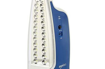 Amazonbasics Hue Rechargeable Portable Led Light, Blue, Pack Of 1