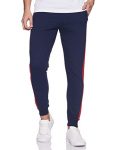 Neostreak Men’S Slim Fit Apparel Pants (Navy, Red, 32)