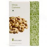 Amazon Brand – Solimo Premium Cashews, 250G,Raw