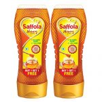 Saffola Honey, 100% Pure Nmr Tested Honey, Squeezy Pack, 2 X 400G (Buy 1 Get 1)