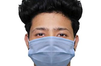 Oriley Organic Oo0016 3 Ply Non Surgical Disposable Face Mask 25 Gsm Bacterial Filtration Efficiency(Bfe)≥95% Unisex Nose Mouth Protection Cover For Women & Men (100 Pcs)