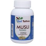 Ved Tattva Musli Tablets, Safed Musli 60 Tablets/Natural & Pure Musali Powder
