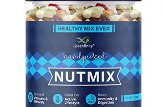 Greenfinity Healthy Dried Nutmix 250 Gm (Almond, Cashew, Pistachio, Green And Black Raisin, Walnuts, Dried Cranberries) All Natural Protein Packed Evening Snacks Protein Rich, No Added Sugar, Cholesterol Free, Healthy Fibre
