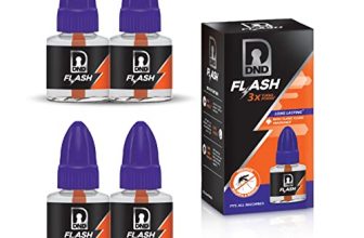Dnd Flash Mosquito Repellent Refill | Liquid Vaporiser | 3X Turbo Power | Pack Of 4-45Ml Each