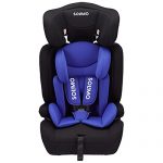 Amazon Brand – Solimo Car Seat For 9 Months – 12 Years Kids, Blue