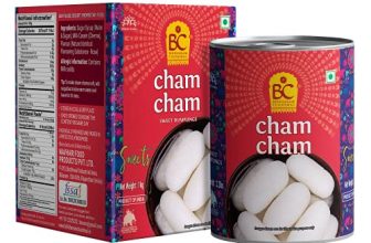 Bhikharam Chandmal – Indian Sweets Cham Cham – Bikaneri Cham Cham Sweet Mithai Tin 1Kg (Pack Of 2)