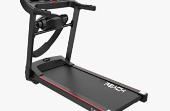 Reach T-400M [2Hp Peak] Multipurpose Automatic Foldable Treadmill With Manual Incline And Massager Perfect For Home Use – Electric Motorized Running Machine For Home Gym (Max Speed 12Km/Hr)