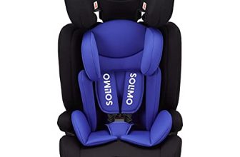 Amazon Brand – Solimo Car Seat For 9 Months – 12 Years Kids, Blue