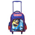 Minions Polyester 30.5 Cms Blue School Backpack (Mbe-Min290)
