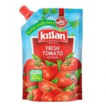 Kissan Fresh Tomato Ketchup 2 Kg Pouch, Sweet & Tangy Sauce Made From 100% Real Tomatoes – Super Saver Offer Pack