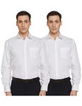 Amazon Brand – Symbol Men’S Solid Regular Shirt (Ss18-Smfs-229 And White 38)