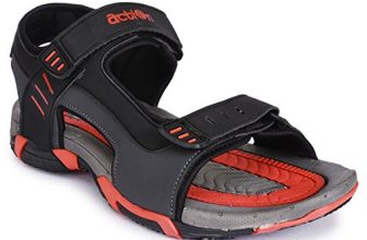 Action Shoes Men Black Footwears-7Uk(41Eu) 8 Us (Phy-5002-Black-Red)