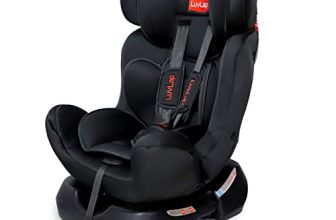 Luvlap Galaxy Convertible Car Seat For Baby & Kids From 0 Months To 7 Years (Black)