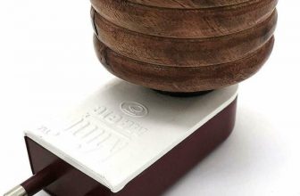 Sajani Mini Magic Wooden Electric Kapoor Dani Incense Burner Plug Bakhoor Dani Aroma Diffuser Kapoor Burner (Pack Of 1) Wooden Incense Holder(Brown)